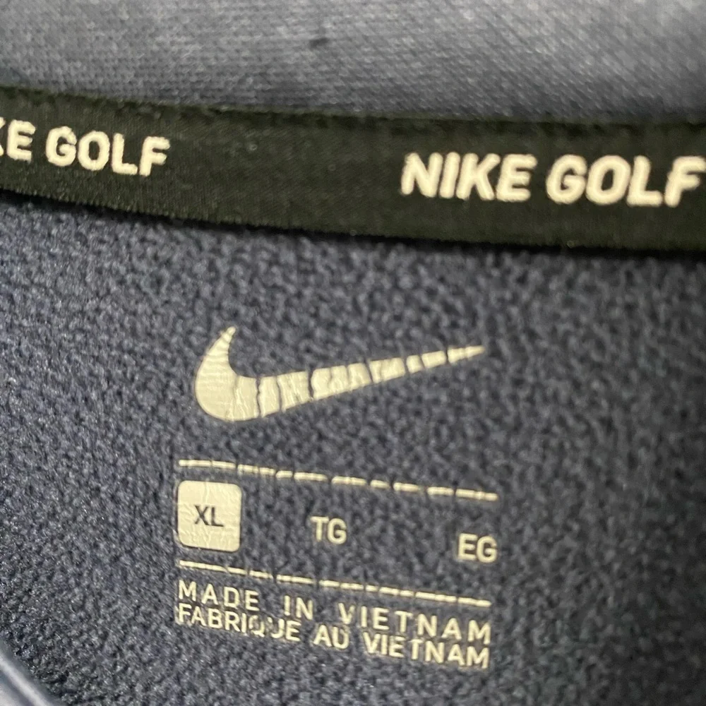 Nike Golf Therma-FIT 1/2 Zip Blue and Gray Men’s Size XL‎